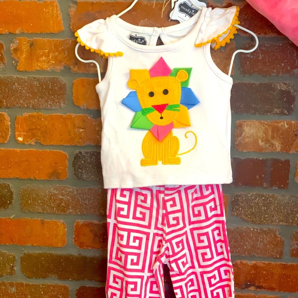 Mud Pie  0-6M girl outfit